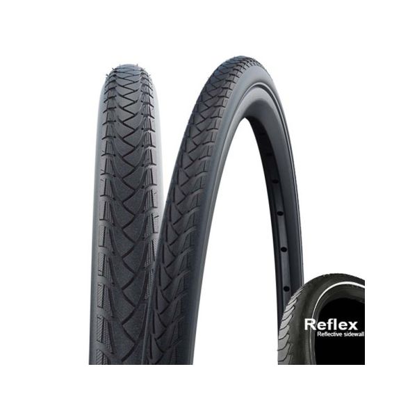 Schwalbe Marathon PLUS Rollstuhl Evolution 22" Drahtreifen (25-489 | schwarz-reflex)