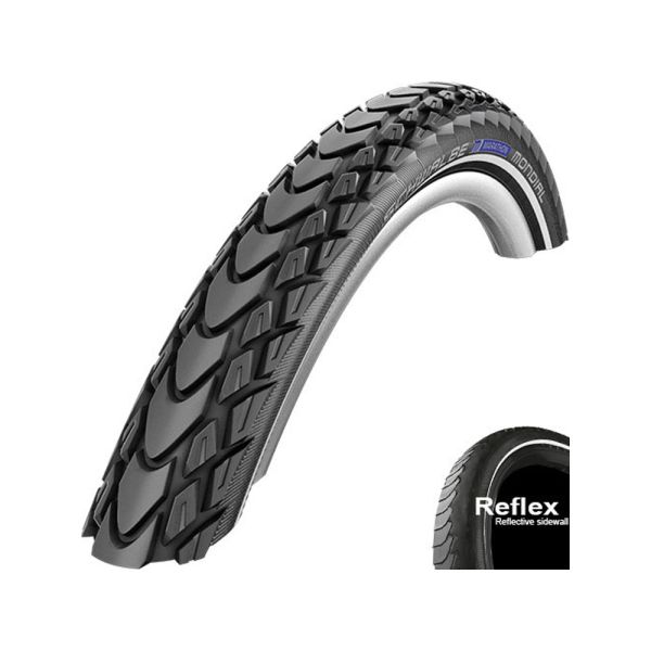 Schwalbe Marathon Mondial RGuard Drahtreifen (47-622 Reflex | schwarz)