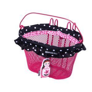 Basil Jasmin-Basket Kinder Vorderradkorb (rosa / bunt)