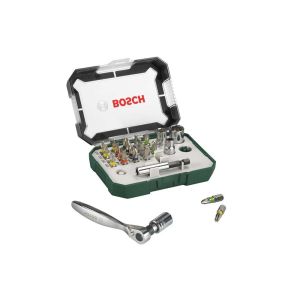 Bosch Werkzeugsatz Schrauberbit- und Ratschen (26-teilig | 19 Bits)
