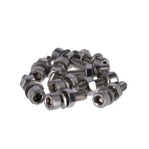 Fix Nippel Innensechskantschraube (10 Stück | Nirosta | M6x25 | Mutter & Scheibe)