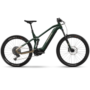 Haibike AllMtn 7.0 Fullsuspension MTB E-Bike (29/27,5" | 750Wh | grün / caramel / schwarz)