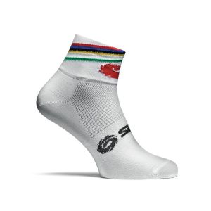 Sidi Rainbow Fahrradsocken (weiß / bunt)