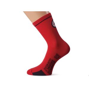 Assos équipeSock_evo7 Fahrradsocken (national red)