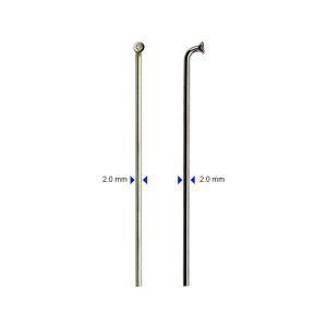 Messingschlager M28351202 Speichen (256 x Ø 2.0mm | silber)