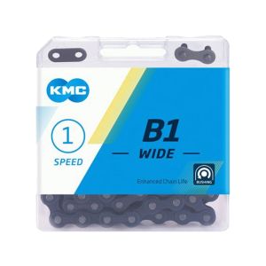 KMC B1 Wide Fahrradkette (112 Glieder | 1-fach | schwarz)