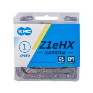KMC Z1eHX Narrow EPT Fahrradkette (112 Glieder | 1-fach | silber)
