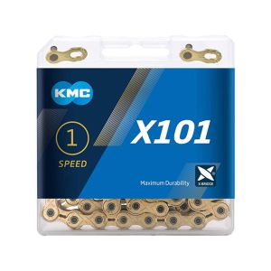 KMC X101 Wide Fahrradkette (112 Glieder | 1-fach | gold)