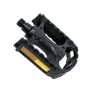 Messingschlager Fahrradpedale mit Reflektor (schwarz)