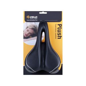 Velo Velo Plush Fahrradsattel Damen (schwarz/grau)