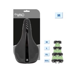Velo Velo-Fit E1 M Fahrradsattel (schwarz)