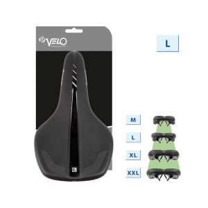 Velo Velo-Fit E1 L Fahrradsattel (schwarz)