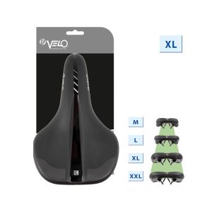 Velo Velo-Fit E1 XL Fahrradsattel (schwarz)