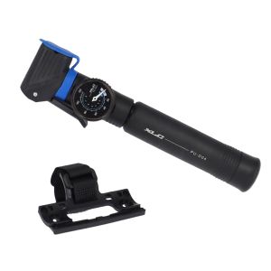 XLC U-D04 Mini Fahrradpumpe (Dualkopf)