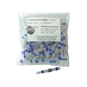 Fasi Lötverbinder für Lichtkabel (blau | 1,5-2,5mm | 50 Stück)