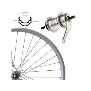 Roland ZAC 19-SE Hinterrad (28“ | Nexus3 | silber)