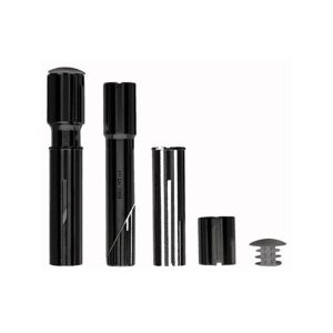 ergotec Vorbauerhöhung Gewinde / Ahead (1" + 1 1/8" Alu | schwarz)