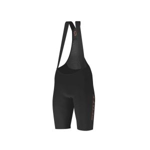 Scott RC Premium Kinetech Kurze Trägerhose Herren (schwarz / kastanienrot)