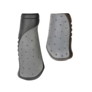 Messingschlager Velo ErgoGel D2 Fahrradgriffe (92/135mm | schwarz / grau)