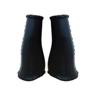 ergotec Monaco Lederbezug für Fahrradgriffe (135/135 | schwarz)