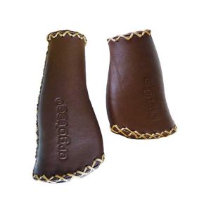 ergotec Kraton Lederbezug für Fahrradgriffe (135/92 | braun)