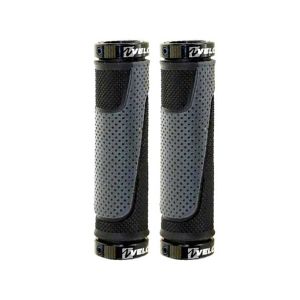 Messingschlager D3 Fahrradgriffe (130mm | schwarz / grau)