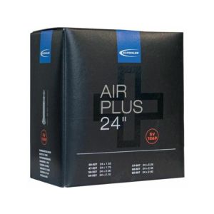 Schwalbe AIR Plus 37-47/507 SV10-40 Fahrradschlauch (schwarz)