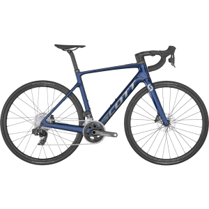Scott Addict eRIDE 20 Rennrad E-Bike (28" | 250Wh | blau | 22NL)-58 cm