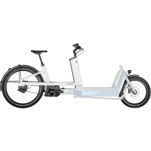 Bergamont E-Cargoville LJ Elite E-Lastenfahrrad (26" | 625Wh | weiß)-50 cm