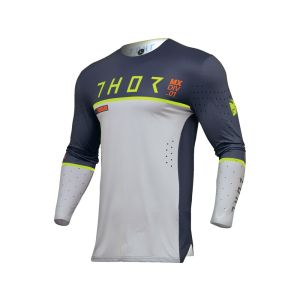 Thor Prime Ace Fahrradtrikot Herren (blau / grau)-3XL