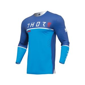 Thor Prime Ace Fahrradtrikot Herren (blau)-3XL