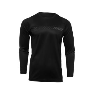 Thor Sector Minimal Fahrradtrikot Jugendliche (schwarz)-XL
