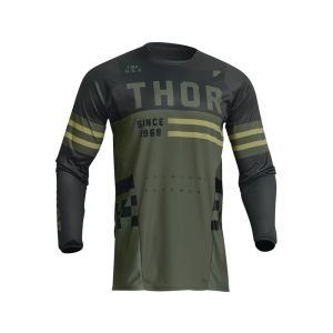 Thor Pulse Combat Fahrradtrikot Jugendliche (grün)-XL