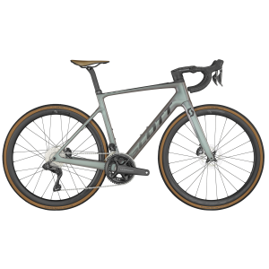 Scott Addict RC eRIDE 10 Rennrad E-Bike (28" | 236Wh | grey green)-58 cm