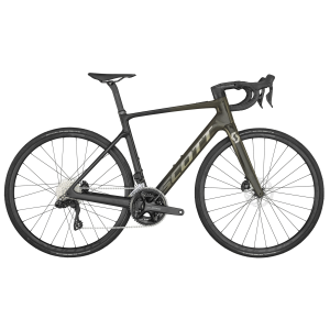 Scott Addict RC eRIDE 20 Rennrad E-Bike (28" | 236Wh | candy yellow / carbon black)-58 cm