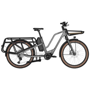 Bergamont E-Cargoville LT Expert E-Lastenfahrrad (26" | 725Wh | shiny mortar grey)-53 cm