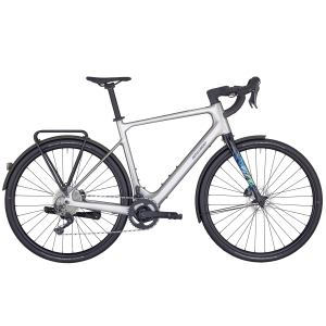 Bergamont E-Grandurance RD Expert Rennrad E-Bike (28" | 360Wh | shiny flaky silver)-58 cm