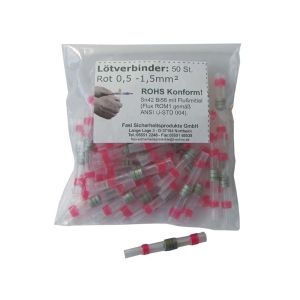 Fasi Lötverbinder für Lichtkabel (rot | 0,5-1,5mm | 50 Stück)