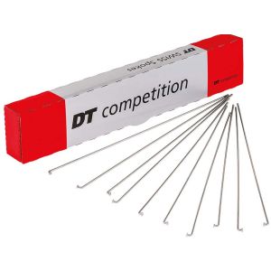 DT Swiss Competition Speiche (2.0x1.8x2.0x298mm | silber | ohne Nippel | 100 Stück)