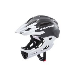 Cratoni C-Maniac Fahrradhelm (schwarz /weiß)