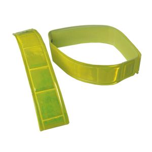 Fasi Hosenband mit Klettverschluss (2 Stück | leuchtgelb)