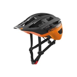 Cratoni AllRace Fahrradhelm (schwarz / neonorange)