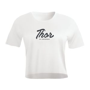 Thor Script Crop T-Shirt Damen (weiß)-XL
