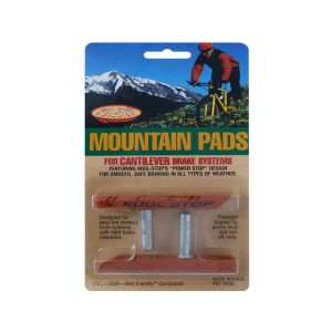 Kool-Stop Canti MTB contoured Bremsschuh (C1 salmon | rot / orange)