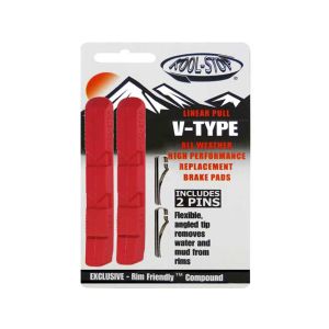 Kool-Stop V-Brake Bremsgummi R1 (rot)