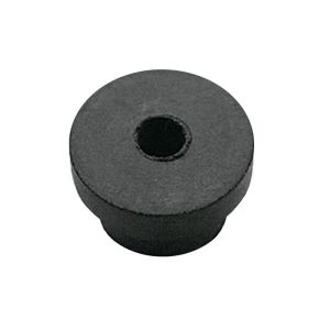 SKS Messingnippel Gummieinsatz (schwarz)