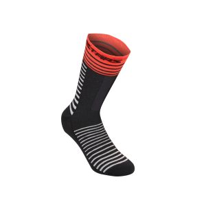 Alpinestars Drop Socks 19 Fahrradsocken (rot)-42-44