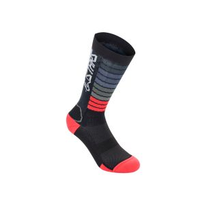 Alpinestars Drop Socks 22 Fahrradsocken (rot)-42-44