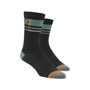 Crankbrothers Icon MTB Fahrradsocken (schwarz / grün)-42-46