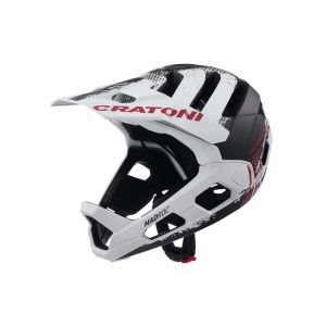 Cratoni Madroc Fahrradhelm (weiß / schwarz)